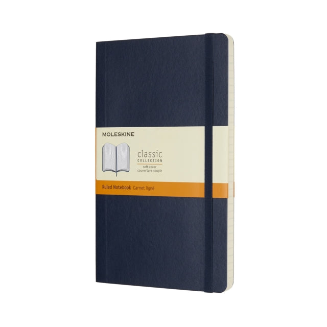 Moleskine Sapphire Blue Large Ruled Notebook Soft-8055002854740