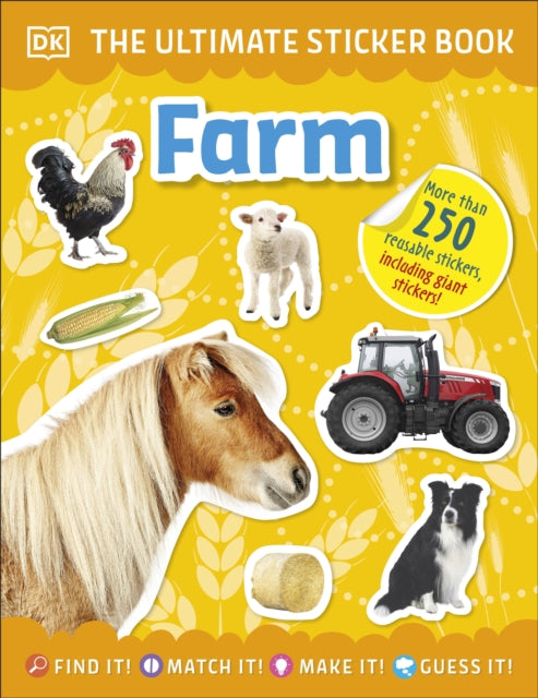 Ultimate Sticker Book Farm-9780241467046