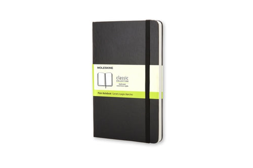 Moleskine Pocket Plain Hardcover Notebook Black-9788883701030