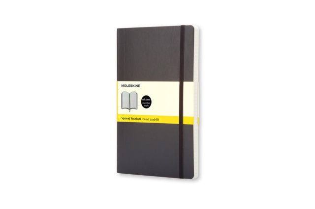 Moleskine Soft Cover Pocket Squared Notebook Black-9788883707124